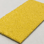 Anti slip safe plate with durable silicon carbide surface