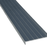 Aluminium rigid stair nosing black