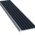 Aluminium stair nosing black